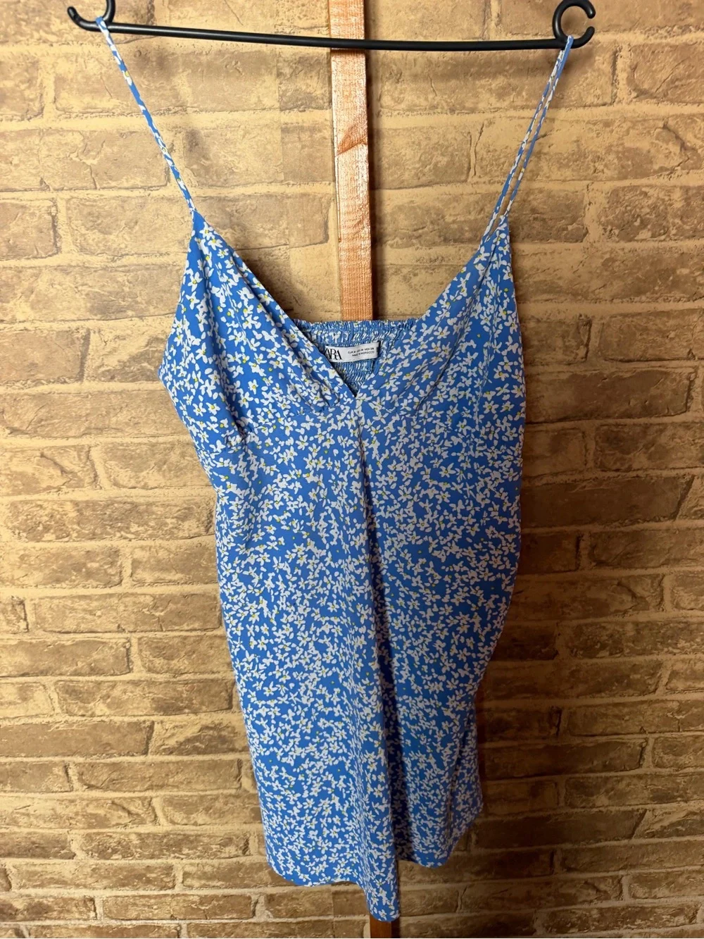 Zara | Dresses | Zara Blue Mini Dress Medium